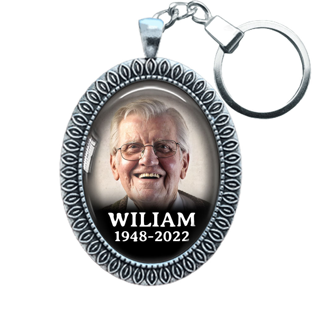 Memorial Photo Keychain