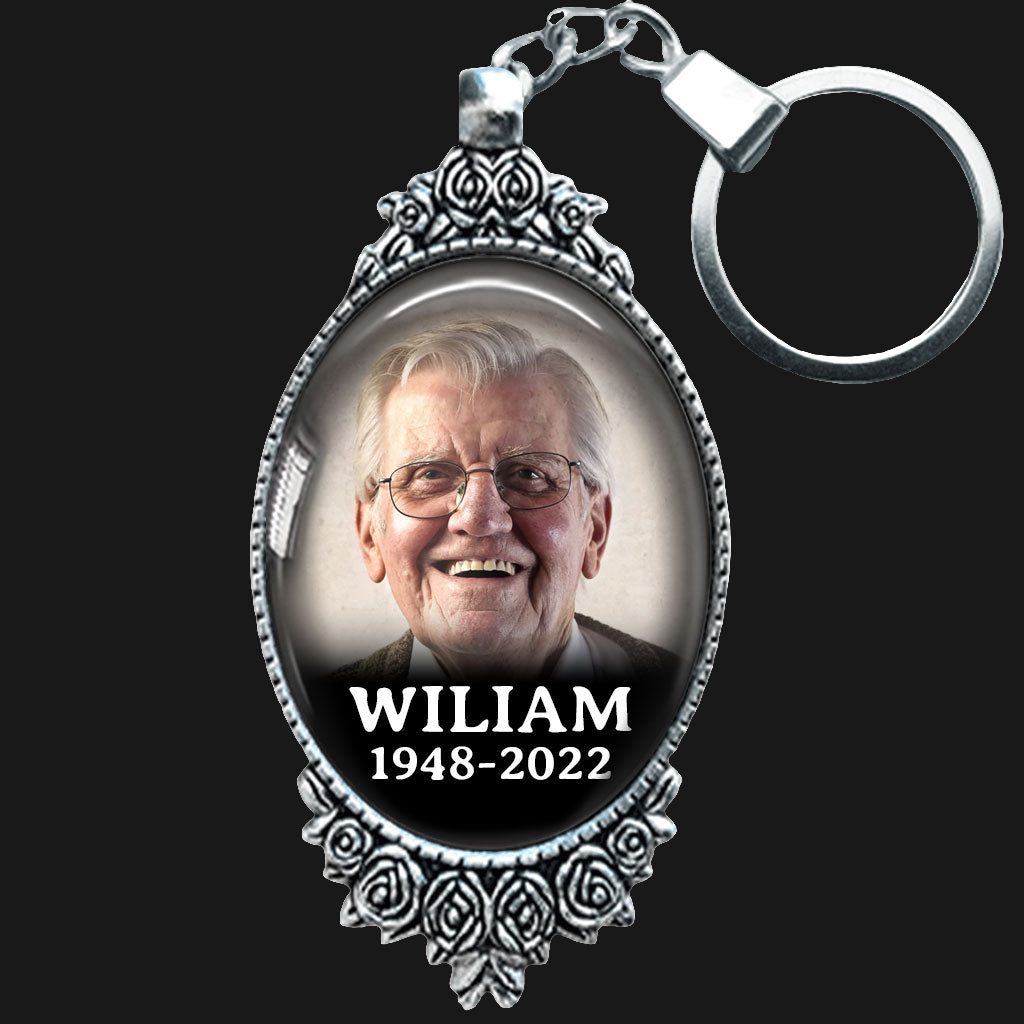 Memorial Photo Keychain